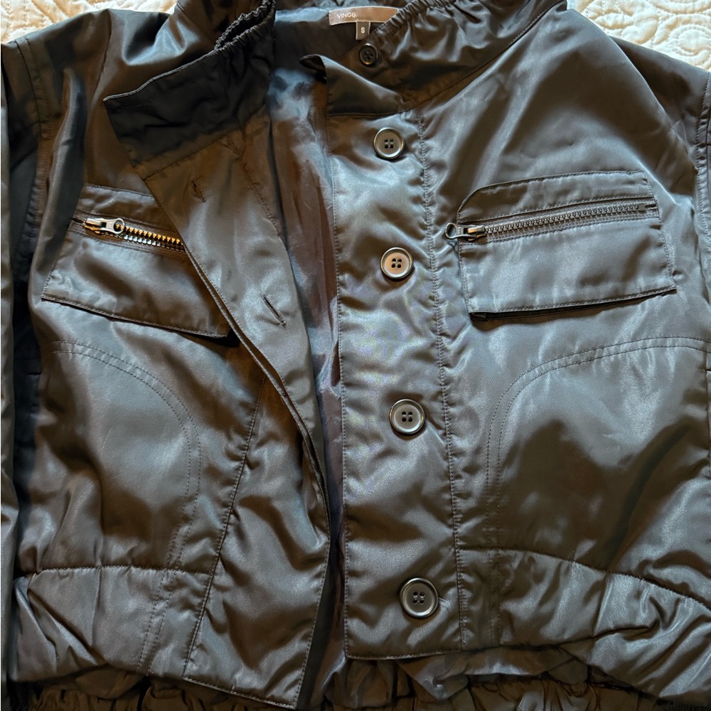 Vince black Button-Up Jacket - image 4